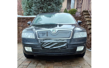 Зимняя накладка на решетку Skoda Octavia A5