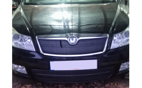 Зимняя накладка на решетку Skoda Octavia A5