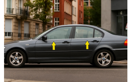 Хром накладки BMW E46