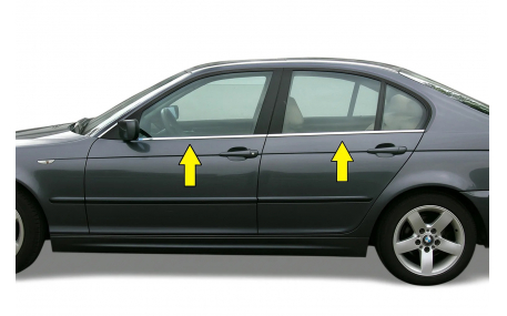 Хром накладки BMW E46