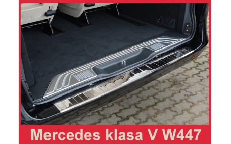 Накладка на задний бампер Mercedes V-class W447