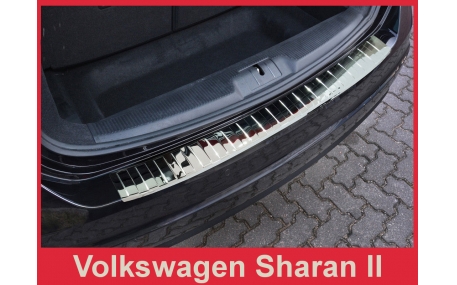 Накладка на задний бампер Volkswagen Sharan