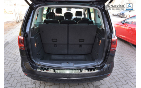 Накладка на задний бампер Volkswagen Sharan