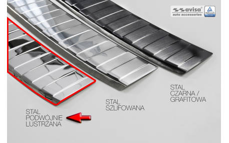 Накладка на задний бампер Volkswagen Sharan