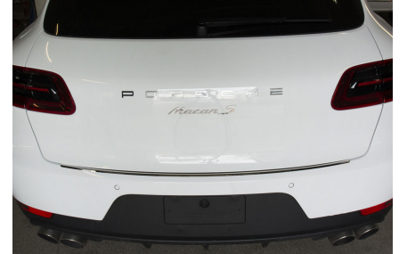 Накладка на задний бампер Porsche Macan