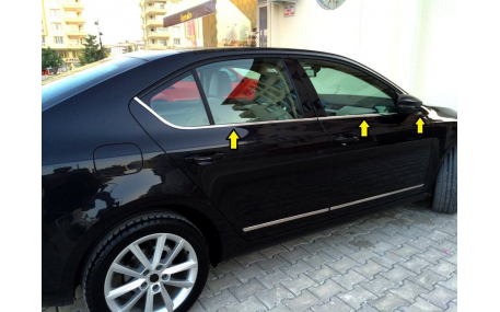 Хром накладки Skoda Octavia A7