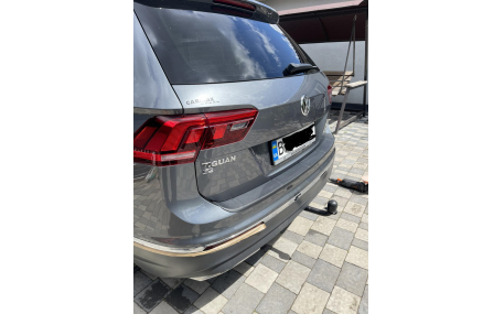 Накладка на задний бампер Volkswagen Tiguan
