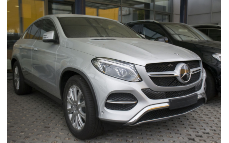 Накладка на задний бампер Mercedes GLE-Class Coupe