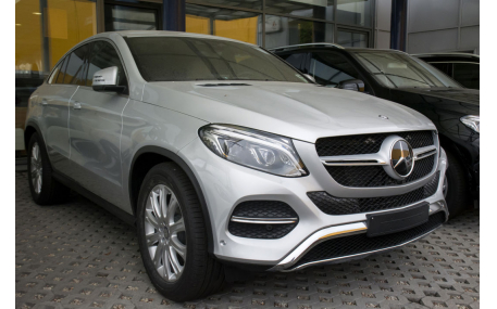 Накладка на задний бампер Mercedes GLE-Class Coupe