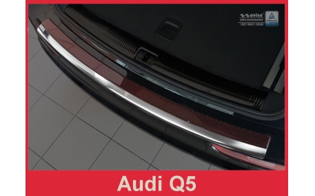 Накладка на задний бампер Audi Q5