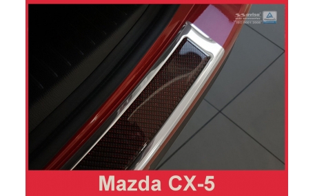 Накладка на задний бампер Mazda CX-5