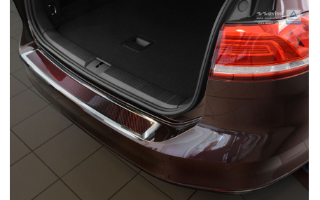 Накладка на задний бампер Volkswagen Passat B8