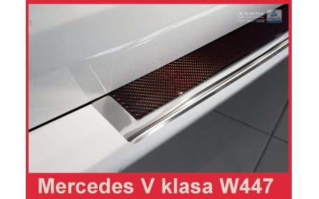 Накладка на задний бампер Mercedes V-class W447