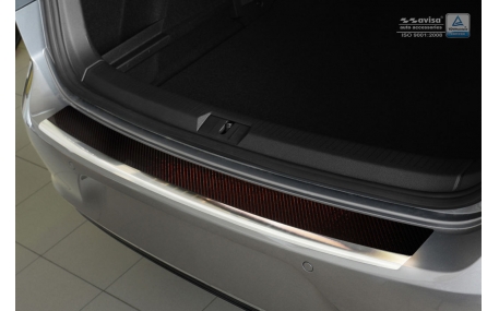 Накладка на задний бампер Volkswagen Golf 7