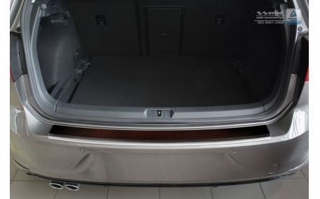 Накладка на задний бампер Volkswagen Golf 7