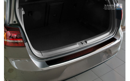 Накладка на задний бампер Volkswagen Golf 7