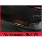 Накладка на задний бампер Volkswagen Golf 7