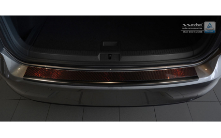 Накладка на задний бампер Volkswagen Golf 7