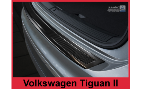 Накладка на задний бампер Volkswagen Tiguan