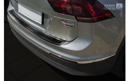 Накладка на задний бампер Volkswagen Tiguan