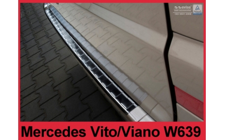 Накладка на задний бампер Mercedes Vito W639