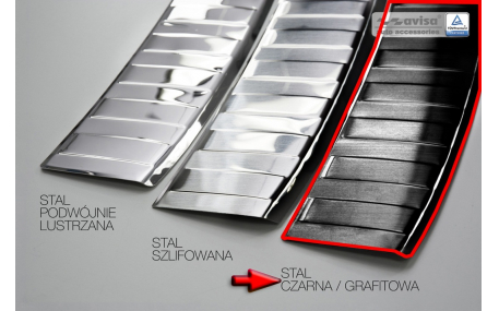 Накладка на задний бампер Porsche Macan