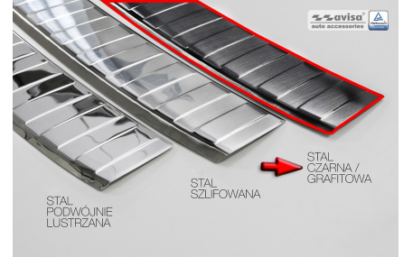 Накладка на задний бампер Porsche Macan