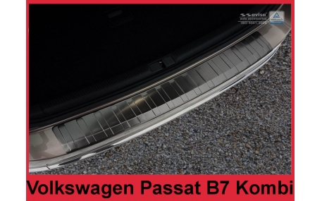 Накладка на задний бампер Volkswagen Passat B7