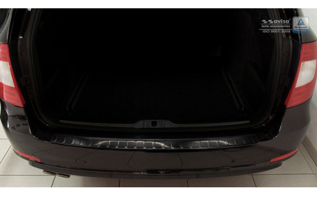 Накладка на задний бампер Skoda Superb