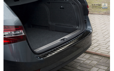 Накладка на задний бампер Skoda Superb