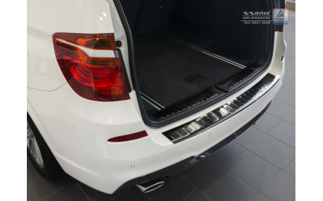 Накладка на задний бампер BMW X3 F25