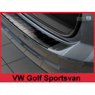 Накладка на задний бампер Volkswagen Golf 7