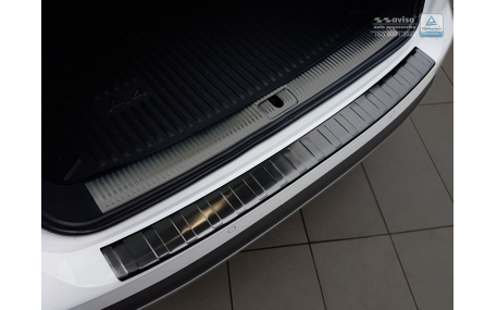 Накладка на задний бампер Audi A4 B9