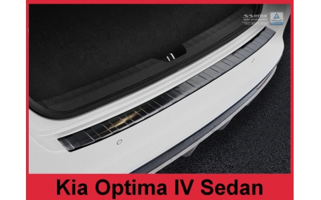 Накладка на задний бампер Kia Optima