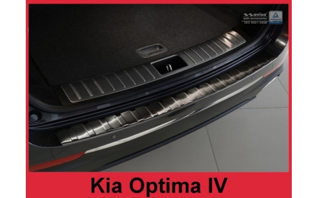 Накладка на задний бампер Kia Optima
