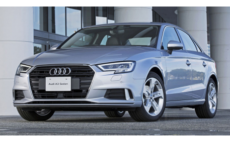 Накладка на задний бампер Audi A3 8V