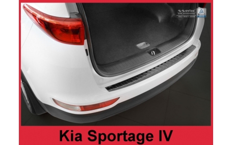Накладка на задний бампер Kia Sportage 2015-2018