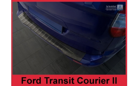 Накладка на задний бампер Ford Transit Courier