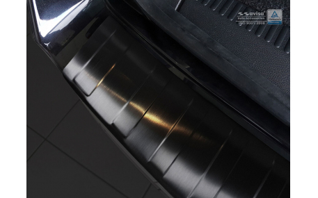 Накладка на задний бампер Skoda Octavia A7 2017-2020