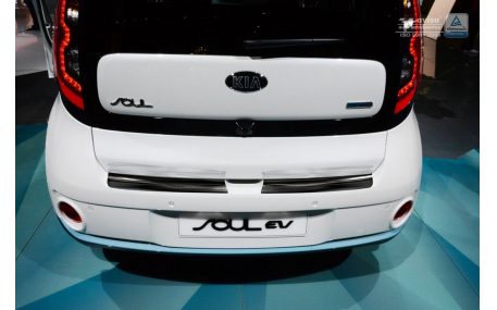 Накладка на задний бампер Kia Soul