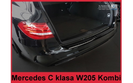 Накладка на задний бампер Mercedes C-class W205