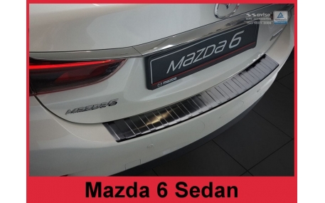 Накладка на задний бампер Mazda 6