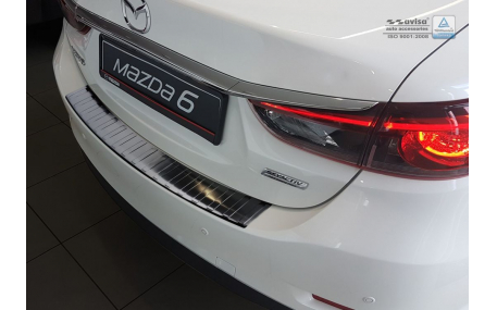 Накладка на задний бампер Mazda 6