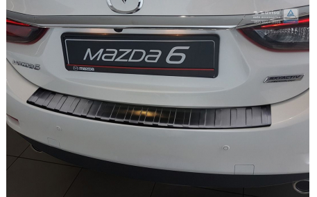 Накладка на задний бампер Mazda 6