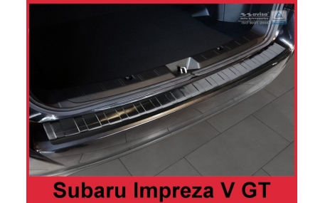 Накладка на задний бампер Subaru Impreza