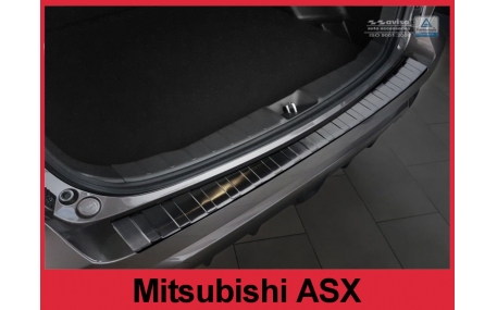 Накладка на задний бампер Mitsubishi ASX