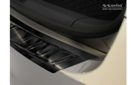 Накладка на задний бампер Skoda Octavia A5 2009-2012