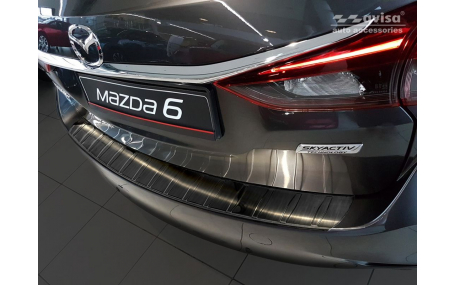 Накладка на задний бампер Mazda 6