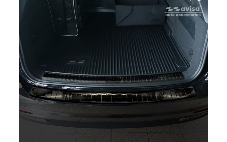 Накладка на задний бампер Audi A6 C8