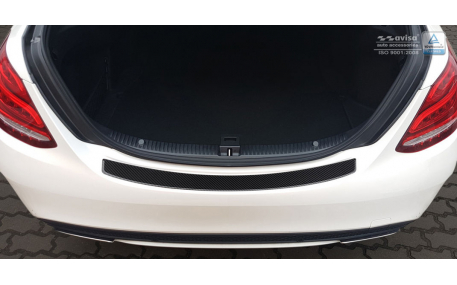 Накладка на задний бампер Mercedes C-class W205